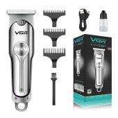 Изображения для Машинка (триммер) для стрижки волосся та бороди VGR V-071, Professional, 3 насадки, Т-подібне лезо, вбуд. акумулятор.