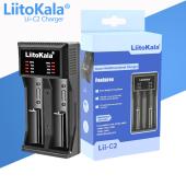 зарядное устройство liitokala lii-c2, 2x21700/ 26650/ 18350/ 16340/ 18500, оптом, купить