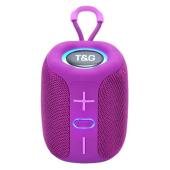 bluetooth-колонка tg658 с rgb подсветкой, speakerphone, радио, purple, оптом, купить