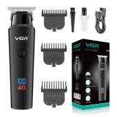 Изображения для Машинка (триммер) для стрижки волосся VGR V-937, Professional, 3 насадки, STRONG BATTERY, LED Display