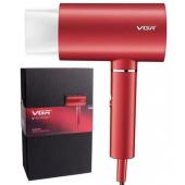 фен профессиональный vgr v-431 red, 2 уровня обдува, 2 уровня температуры, насадка-концентратор, оптом, купить