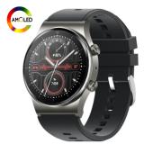 smart watch m46, голосовой вызов, ip67, amoled screen, grey, оптом, купить