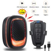 сигнализация с габаритом a5p-led(red), выносная кнопка, waterproof, зу type-c, li-ion акк., звонок, оптом, купить