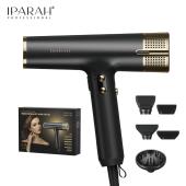 профессиональный фен iparah p-390g black, 4 уровня обдува, 4 уровня температуры, 110000rpm, 1500-1700w, оптом, купить