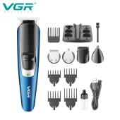 набор для стрижки vgr 5 в 1 v-172, 9 насадок, оптом, купить