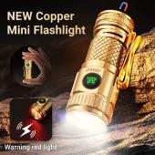 фонарь yemao ym-f40cu-4led(white+red), 2x16340, зу type-c, магнит, колпачек, оптом, купить