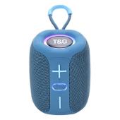 bluetooth-колонка tg658 с rgb подсветкой, speakerphone, радио, blue, оптом, купить