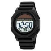 часы наручные 2358bkwt skmei, black-white, solar power, оптом, купить