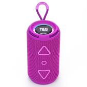 bluetooth-колонка tg656 с rgb подсветкой, speakerphone, радио, purple, оптом, купить