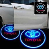 Изображения для Лазерная дверная подсветка/проекция в дверь автомобиля Toyota 003 red-blue