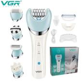 Изображения для Набір для жінок VGR V-703 5 в 1, електробритва, епілятор, масажер, шліфування ступнів, щіточка для обличчя, бездротовий