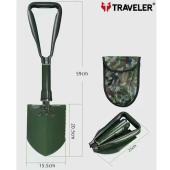 Изображения для Лопата HH-417 саперна складана в чохлі 59см