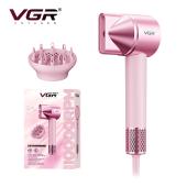 фен профессиональный vgr v-443, 2 уровня обдува, 3 уровня температуры, 110000 rpm, 2 насадки, оптом, купить