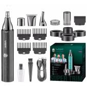 триммер vgr 4 в 1 v-630 black, 4 насадки - триммер, шейвер, триммер для носа, триммер для тела, оптом, купить