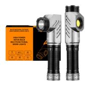 тактический фонарь yemao ym-f303x, 1600lm, аккумуляторы 1x21700 (1x5000 mah), поворотная голова, оптом, купить