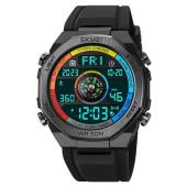 часы наручные 2209ckbk skmei, colorful/black, compass, pedometer, оптом, купить