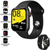 smart watch ak99, 44 mm aluminium, голосовой вызов, black, оптом, купить