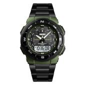 часы наручные 1370ag skmei, army green, оптом, купить