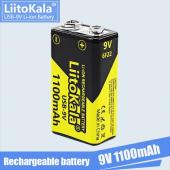 аккумулятор крона, liitokala usb-9v, 1100mah, оригинал, оптом, купить