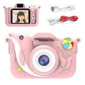 детский фотоаппарат et015, pink whale, оптом, купить