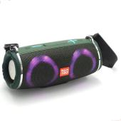 bluetooth-колонка tg642 с rgb подсветкой, speakerphone, радио, green, оптом, купить