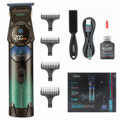 триммер vgr v-946 с технологией охлаждения ice technology, 4 насадки, 8000 rpm, 3000 mah, led display, оптом, купить