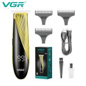 триммер vgr v-959, 3 насадки, led display, оптом, купить
