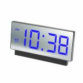 часы сетевые vst-897-5, синие, температура, usb, оптом, купить