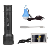 фонарь yw-037-3w, 1 лампа 3w, гибкая led лампа, li-ion акум., солнечная батарея, box, оптом, купить