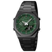 часы наручные 1816bkgnbk skmei, black/green-black, оптом, купить