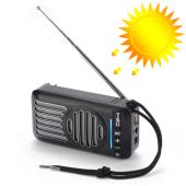 bluetooth-колонка tg368, speakerphone, радио, солнечная батарея, black, оптом, купить