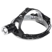 фонарь налобный q-909-p50, 2x18650, зу type-c, zoom, box, оптом, купить