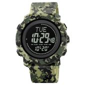 часы наручные 2095cmgn skmei, army green camouflage, compass, оптом, купить