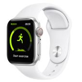 apl watch series 6 hw22+ plus, hi watch, 44mm aluminium, беспроводная зарядка, white, оптом, купить