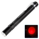 фонарь 706-xpe(red), 2хааа, 1 режим, zoom, зажим, оптом, купить