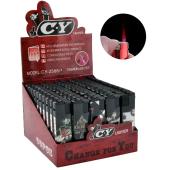 зажигалка с фонариком (турбо пламя) казино 2588-2, оптом, купить