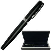 подарочная ручка роллерная tiger в футляре (черно-серебристая) 382, оптом, купить