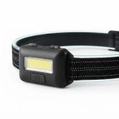 фонарь налобный t89-cob 10w, 3хааа, пластик, оптом, купить