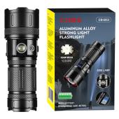 фонарь cb-b53-tg, 3х18650, power bank, индикация заряда, зу type-c, zoom, box, оптом, купить