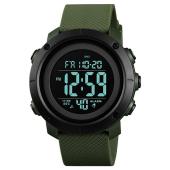 часы наручные 1426agbk skmei, army green-black, abs ring, оптом, купить