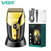 электробритва vgr v-383 шейвер, двойное лезвие и триммер, ipx4, led display, оптом, купить