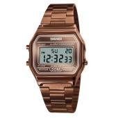 часы наручные 1123cg skmei, coffee gold, оптом, купить
