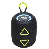 bluetooth-колонка tg655 с rgb подсветкой, speakerphone, радио, black, оптом, купить