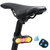 велофонарь cygm-2229 stop (red+yellow) с сигналом, li-ion аккумулятор, повороты, зу type-c, оптом, купить