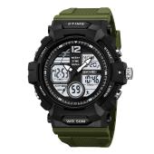 часы наручные 2354ag skmei, army green, оптом, купить