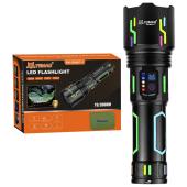 дальнобойный фонарь yemao ym-g640y-1, 4000lm, аккумулятор 32700 (7000 mah), чехол, блок питания, оптом, купить