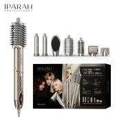 фен-стайлер iparah 7 в 1 p-510g silver, 7 насадок, 3 режима, 4 режима температуры, 105000 rpm, 1400w, оптом, купить