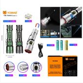 фонарь yemao ym-f605x-tg, 2x14500, зу type-c, zoom, магнит, оптом, купить