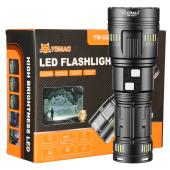 фонарь yemao ym-g601 tg 60w, 4x18650, power bank, зу type-c, zoom, кейс, оптом, купить