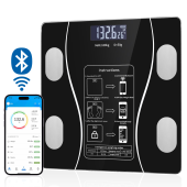 smart весы, умные напольные 17a-c, 180кг (0,05 кг), bluetooth, оптом, купить